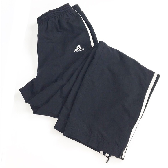 adidas Pants - Adidas Black & white track pants